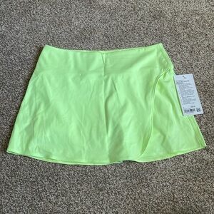 Lululemon tennis and golf HR wrap skirt size 8 in Faded Zap